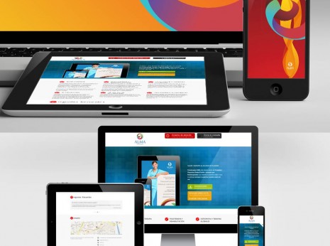 Alma fisioterapia / adaptación web aterminales móviles