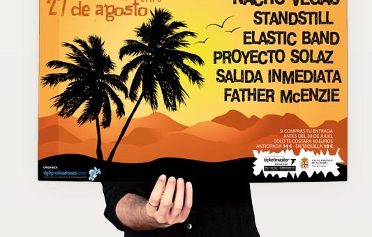 Diseño de cartel para "Maldito Sol Festival"