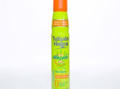 Diseño y adaptación de línea Tulipán Negro Wasabi para packaging de spray