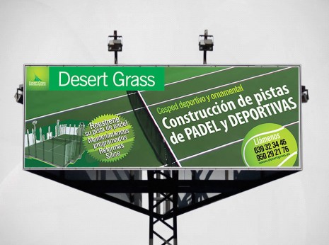 Desert Grass / Diseño de valla publicitaria