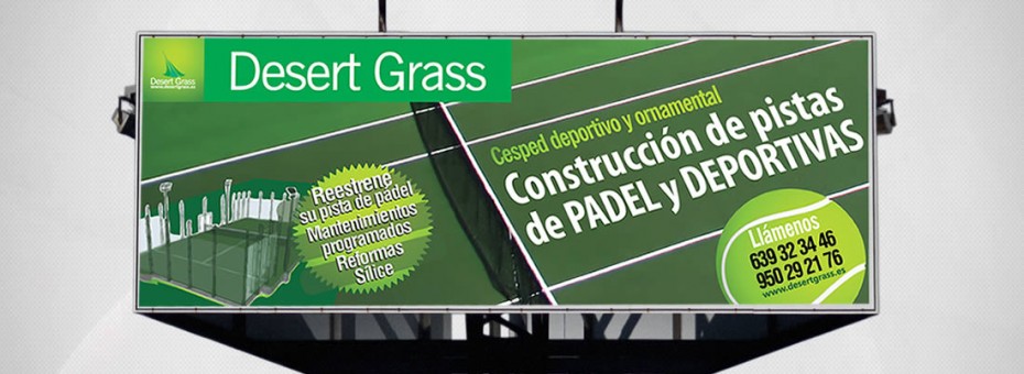 Desert Grass / Diseño de valla publicitaria